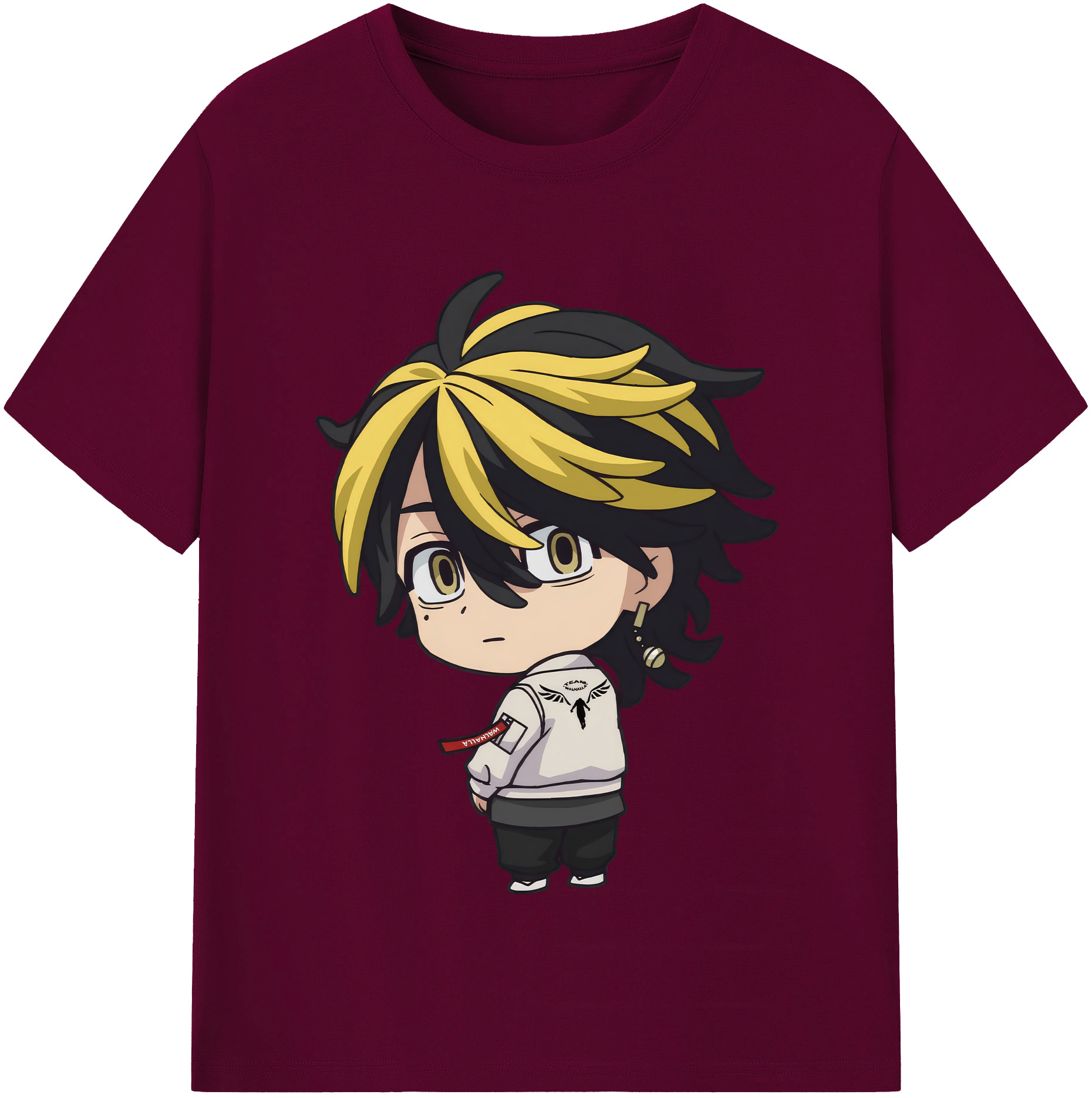 （画像用） 東京リベンジャーズ Tokyo Revengers レディースカジュアルプリントTシャツ（綿100％）